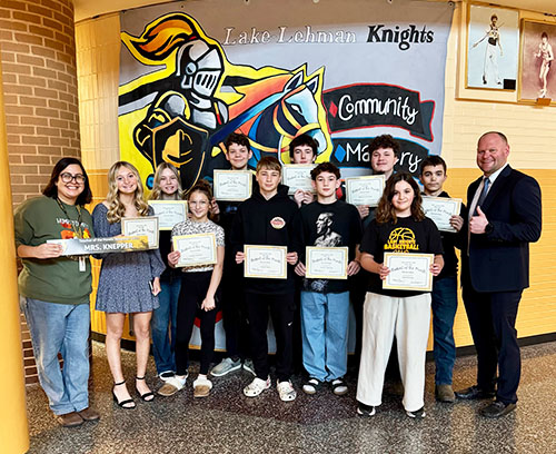 Students of the Month for November 2025