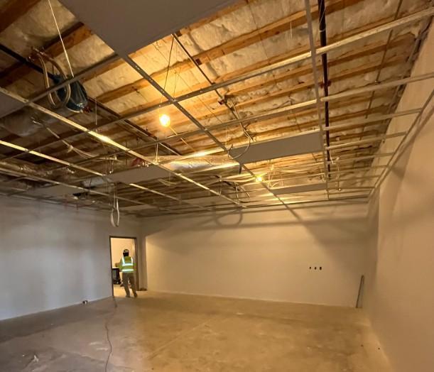 CHS ceiling grid installation